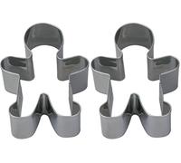 Zenker Emporte-pièce bonhomme en pain d'épice - Acier inoxydable de qualité supérieure, passe au lave-vaisselle, idéal pour les biscuits de Noël, motif de Noël populaire et traditionnel, 80 x 62 x 26