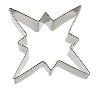 Zenker Emporte-pièce en forme d'étoile pour pâtisserie, emporte-pièce de Noël pour biscuits et fondants, emporte-pièce de qualité supérieure, ustensile de cuisine en fer blanc, couleur : argenté