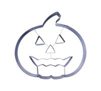 Zenker Emporte-pièce XXL tête de citrouille en acier inoxydable - Emporte-pièce géant Halloween pour biscuits géants et biscuits - Passe au lave-vaisselle - Environ 20 x 2,5 x 19 cm
