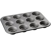 Zenker Energy 6910 Plaque à muffins antiadhésive classique Argenté/anthracite 38,5 cm