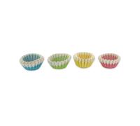 Zenker 684846 Lot de 100 caissettes en papier coloré pour chocolat, papier, bleu, vert, jaune, rouge, 3,5 cm