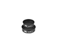 Zenker Lot de 2 mini moules à manqué Special Mini à charnière acier inoxydable Noir 16 et 18 cm