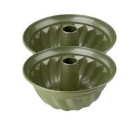 Ensemble de 2 Moules à kouglof 25 cm Zenker Green Vision