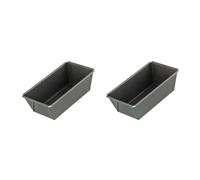 Zenker 9916450 Lot de 2 mini moules à manqué, moule 16 cm et 12 cm, mini rond, à manqué à charnière, à gâteau, Acier inoxydable, Noir, 12 cm et 16 cm