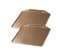 Ensemble de 2 Plaques à pâtisserie sans rebords 36 x 33 cm Zenker Mojave Gold
