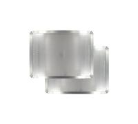 Zenker Lot de 2 plaques à pâtisserie perforées 40 x 30 cm | Cuisson homogène, Lot de 2 plaques, Inox résistant 280°C, Format 40 x 30 cm, Pour biscuits et pizzas, Acier, Compatible four