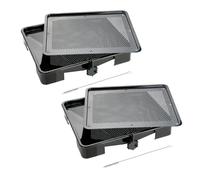 Lot de 2 plats four 39/39 cm en acier émaillé avec 2 ustensiles Zenker Special cooking