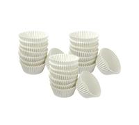 Zenker Lot de 300 caissettes à muffins en papier blanc 7 x 5 x 3,5 cm | Cuisson de petits gâteaux en série, Lot de 300 pour pâtisserie régulière, Papier blanc pratique, Format 7 x 5 x 3,5 cm