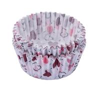Zenker Lot de 40 moules à muffins en papier cœur Ø 5 cm - Certifié FSC - Résistants à la chaleur jusqu'à 220 °C - Fabriqué en Allemagne