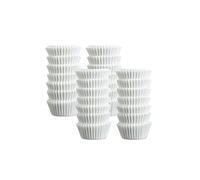 Zenker 9918450 Ensemble de 480 moules à muffins en papier blanc, moule à muffin, caissette muffin, moule à gâteau, Papier, Blanc, 3 cm