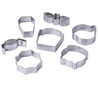 ZENKER Lot de 7 emporte-pièces pour Halloween Argenté