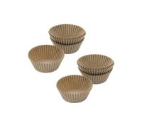 Zenker 9918550 Lot de 80 moules muffins en papier, caissette à cupcake, moule à muffins, Papier, Brun, 7 x 5 x 3 cm