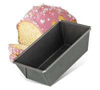 Zenker 7684 Mini moule à cake, moule à brioche, moule à cake, moule à gâteau, Acier inoxydable, Noir, 16 x 8,5 x 5,5 cm