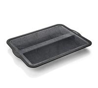 Zenker Moule à baguette 36 x 26 cm en silicone renforcé de fibre de verre avec bord fixe en nylon, moule à baguettes avec d'excellentes propriétés anti-adhésives, idéal pour la maison (couleur : noir)