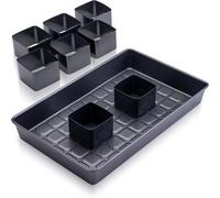 Zenker, moule à chiffres et à lettres - 9 pièces - Pour des créations pâtissières originales - Revêtement sans PFAS - Résistance à la chaleur jusqu'à +230 °C