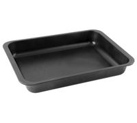 Zenker plat XXL Grand Rectangle Anti-adhésif Acier Noir 40 x 29 cm x 6 cm