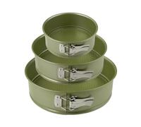 Zenker Set de 3 moules à manqué 20/24/26 cm antiadhésifs | Cuisson maîtrisée, Lot de 3 formats, Acier avec cire de carnauba, 20 24 26 cm, Garantie 5 ans, Pour gâteaux hauts