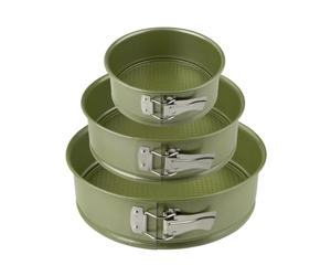 Zenker Set de 3 moules à manqué 20/24/26 cm antiadhésifs | Cuisson maîtrisée, Lot de 3 formats, Acier avec cire de carnauba, 20 24 26 cm, Garantie 5 ans, Pour gâteaux hauts