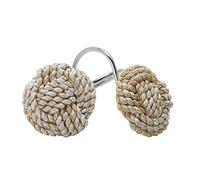 Zenna Home Seaside Serenity - Crochets pour Rideau de Douche - Accessoires de Salle de Bain, Blanc cassé