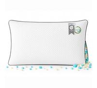 ZenPur Oreiller Mémoire de Forme Argent 50x70, Ferme et Respirant | Flocons moelleux qui épousent la nuque, offrant un soutien optimal et un sommeil réparateur toute la nuit