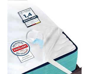 ZenPur Protège-Matelas Respirant 160 x 200 cm, imperméable Standard 100 by Oeko-TEX, Protection Contre l'humidité 160x200 cm, sous-Couche pour Incontinence, surmatelas Lavable et imperméable