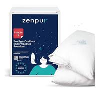 ZenPur Protege Oreiller 80x80 Imperméable (Lot de 2) - Traitement Anti Acarien, Anti Moisissure, Anti Bacterien et Anti Punaises de Lit Certifié Oeko TEX - Housse de Coussin 60x60 Made in Europe