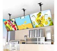 ZenSeFarin Caisson Lumineux publicitaire LED,Montage Mural 3D Panneau De Menu, Aluminium Restaurant Café Panneau D'affichage pour Restaurant Café Boutiques 3pcs-40x50cm/15.75x19.69in