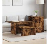 Zentexion Table console en chêne fumé 91,5 x 35 x 38,5 cm, table de couloir polyvalente avec espace de rangement, idéale pour le salon, le couloir et l'entrée, durable et facile d'entretien