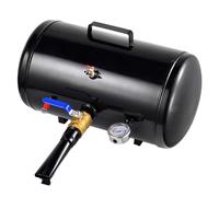 ZENVOKE Canon à air gonfleur de pneu 10 gal - 45,5 l - Gonfleur de pneu portable à air comprimé avec gonfleur de pneu - Aide au remplissage - Convient pour voiture, moto, camion