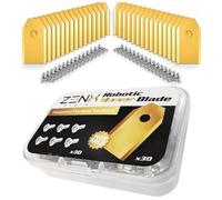 ZenXstore ® [30er Set ]Lot de 30 lames en titane Plemont pour Husqvarna Automower - Lame robot de rechange universel- Lame tondeuse de rachange - accessoires pour tondeuse robot
