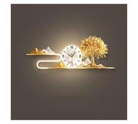 ZENY896V Horloge Cuisine Applique Murale 3D, horloges murales silencieuses | Tableau décoratif avec horloge(160*55cm)