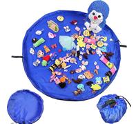 ZenyTra Sac de rangement pour jouets 150 x 150 cm XL - Sac à cordon de serrage extra large, imperméable, nettoyage rapide, pliable pour tapis de jeu, chambre de bébé, chambre d'enfant