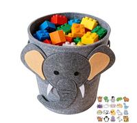 ZenyTra Seau de rangement pour jouets et panier à linge pour enfants - 35 x 35 cm - Motif mignon - Panier de rangement multifonction pour jouets, vêtements, chambre, chambre d'enfant (avec 25