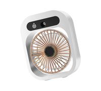 ZEPFJHE Appareil compact peu encombrant avec 3 réglages de vitesse et conteneur intégré pour un confort individuel, ventilateur brumisateur de voyage
