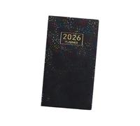 ZEPFJHE Bloc-notes coloré avec pages lignées pour l'école 2026 A 6 semainiers - Bloc-notes de poche - Extracteur de vitesse manuel - Extracteur de vitesse destructeur