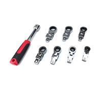 ZEPFJHE liquet portable, tête secouante, ensemble combiné interchangeable, rotatif à 180 ynamométrique flexible amovible, ensemble de clés à cliquet