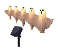 ZEPFJHE Lumières de décoration sur Piquet extérieur d ' Halloween, Affichage de Figurines prêtes à l ' énergie, Activation crépuscule, d ' entrée de Jardin de passerelle, lumières de Piquet de Cour