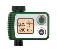 ZEPFJHE Minuteur d'eau numérique programmable pour jardin, pelouse, robinet d'ordinateur, robinet d'arrosage, minuteur de systèmes d'irrigation, contrôleur de systèmes d'irrigation