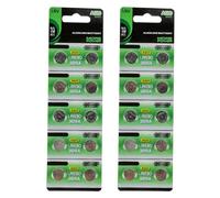 ZEPFJHE Piles bouton AG10 LR1130, alimentation stable, 20 A | Télécommandes et accessoires de montres ; alimentation stable ; petits gadgets ; alimentation longue durée pour calculatrices