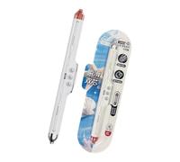 ZEPFJHE Stylo à bille rétractable à pointe 2 couleurs en 1, stylo à bille en plastique, pointe fine de 0, 5 mm, pour les devoirs scolaires, prise de notes, robinet double couleur sous-marin