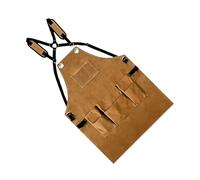 ZEPFJHE Tablier de charpentier en toile avec poche spacieuse et sangles rembourrées pour travaux de menuiserie Tablier de charpentier rembourré