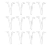 ZEPFJHE Universal Pool Supply V Clip Haute résistance Piscine Papillon V Clip Remplacement Résine Poteaux de Piscine Pièce de Fixation Épuisette