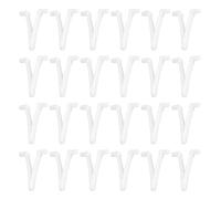 ZEPFJHE Universal Pool Supply V Clip Haute résistance Piscine Papillon V Clip Remplacement Résine Poteaux de Piscine Pièce de Fixation Épuisette