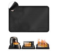 ZephyrCraft Tapis en Silicone Résistant à la Chaleur 60x40 cm, Protection Feu et Anti-dérapant pour Cuisine, Plan de Travail et Pâtisserie