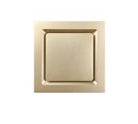 Zephyria Ventilateur de salle de bain silencieux avec lumière, ventilateur de plafond ultra fin, silencieux pour cuisine et salle de bain, 30 x 30 cm, évacuation intégrée pour garage