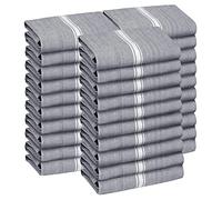 Zeppoli Lot de 30 torchons de Cuisine Gris