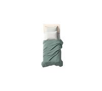 zer0bed, Drap de Dessus Simple Couleur Unie, 160 x 290, 100% Coton, Nuage, Drap Plat, 1 pièce (Drap Dessus Uniquement)