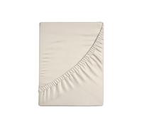 Zer0bed, Drap Housse Simple Couleur Unie 100% Coton, Angle Maxi 30 cm, 1 Place, Ivoire, 90 x 200 cm