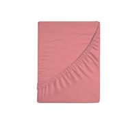 Zer0bed, Drap Housse Simple Couleur Unie 100% Coton, Angle Maxi 30 cm, 1 Place, Mauve, 90 x 200 cm