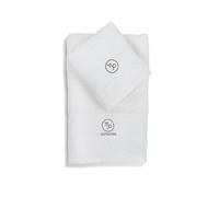 zer0bed Zodiac Set de Serviettes de Bain Signes du Zodiaque, Lot de 2, Serviette de Visage, Serviette invité-Bidet, 100% Coton, Couleur Unie avec Broderie, Capricorne